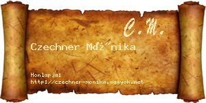 Czechner Mónika névjegykártya
